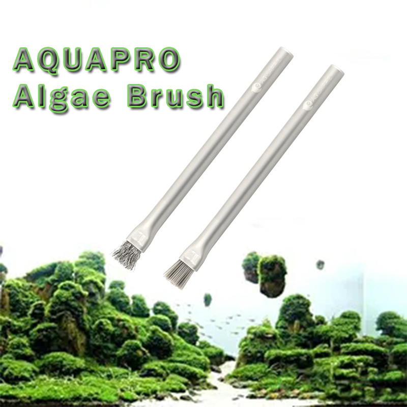 Planted Aquarium Ada - Aquapro Algenborstel Aquariumaccessoire Aquariumreinigingsgereedschap Roestvrij staal