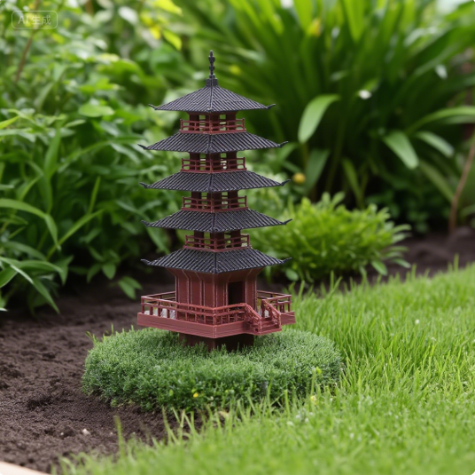 Aquarium Plants - Tuin Aquarium Bonsai Decor Mini Pagode
