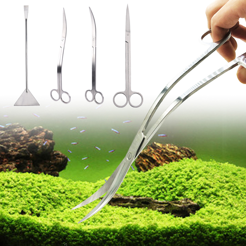 Aquarium Plant Utensils - Aquarium Accessoires Hard Roestvrij Staal Aquarium