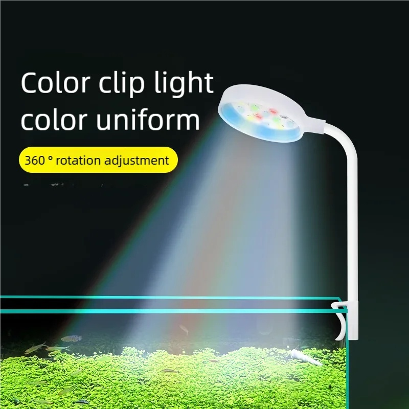 Aquarium Plant Growing - 3W LED Clip-On Aquariumlamp Vol Spectrum
