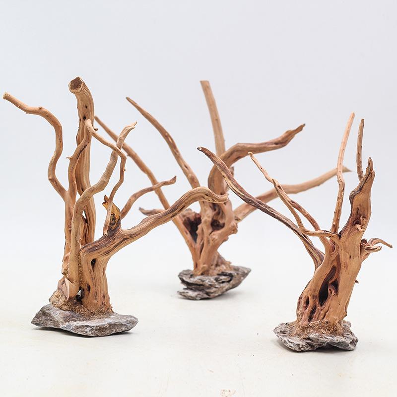 Aquarium Planted Wood - 1Pc Aquarium Landschapsarchitectuur Hout Ornamenten Boom