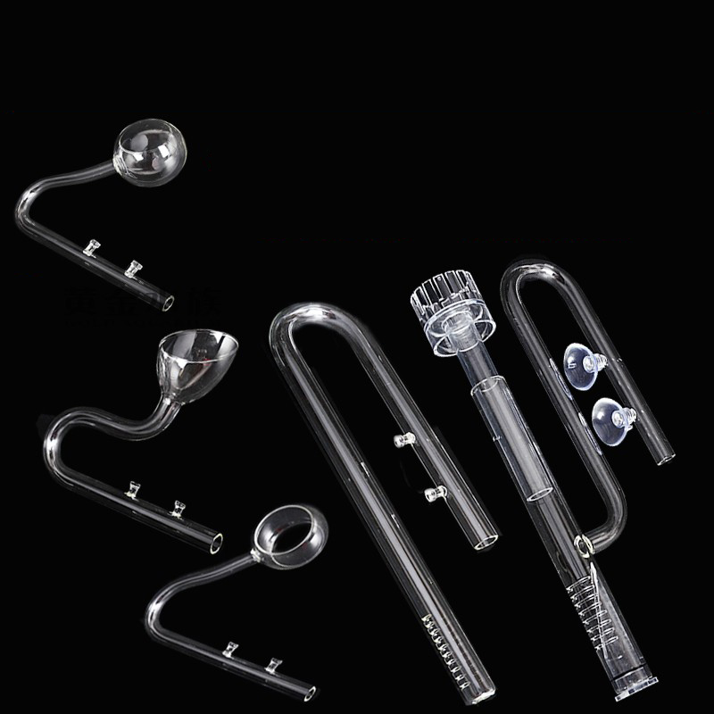 Planted Aquarium Ada - Skimmer Glas Lily Pipe Spin Surface