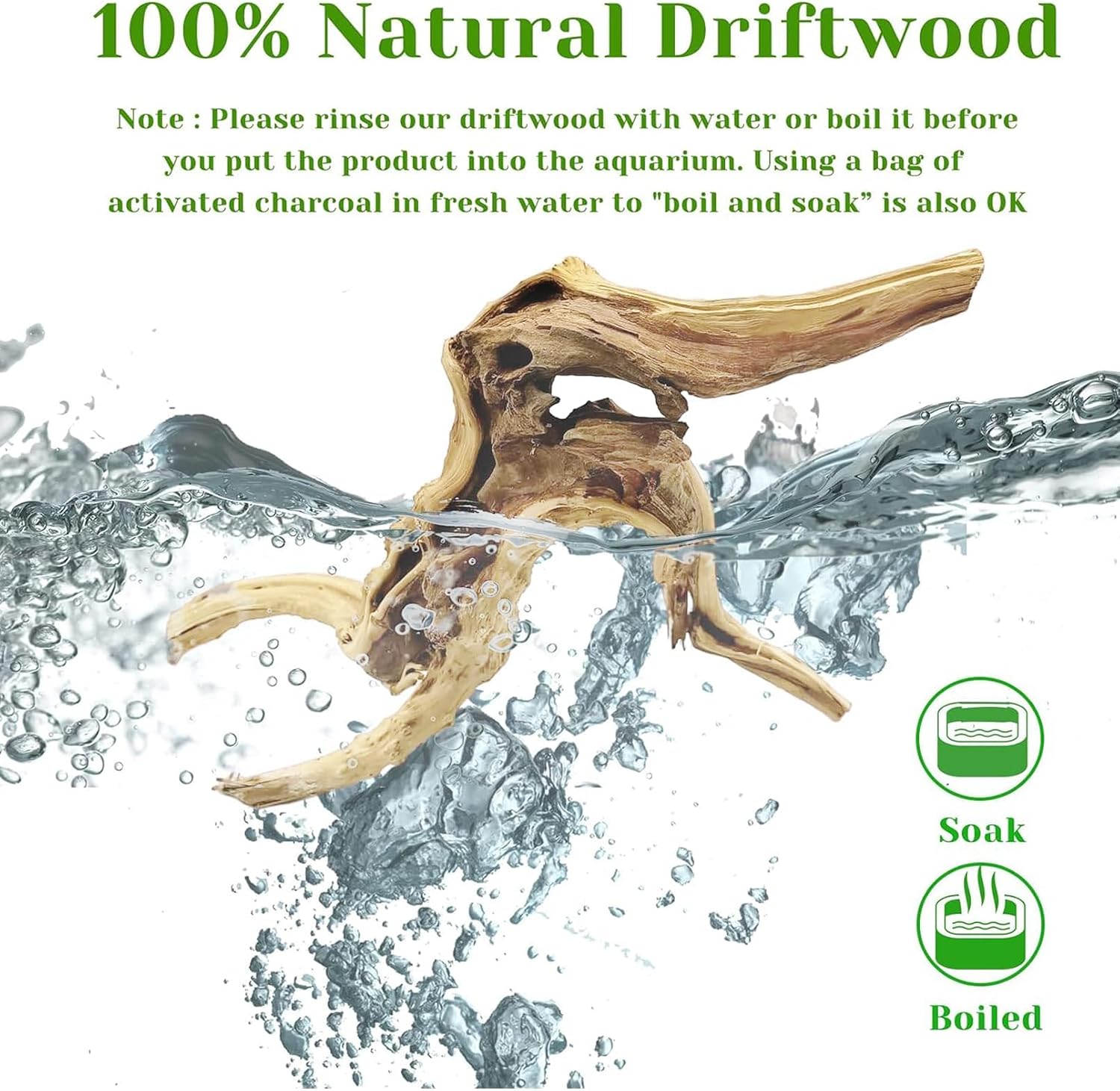 1PC 20-25CM Natuurlijke Drijfh - Aquarium Planted Wood recensie en prijs