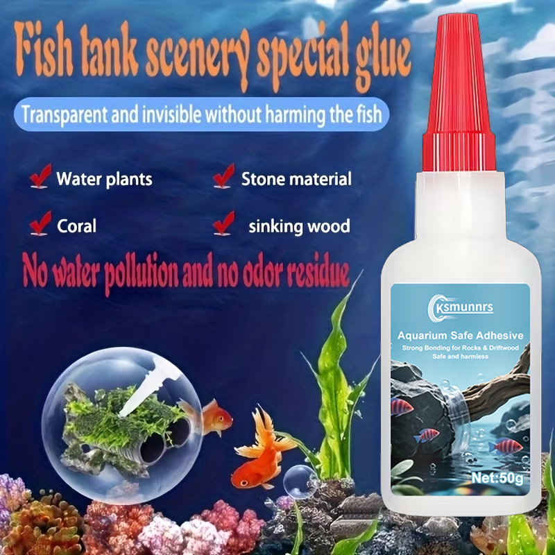 Aquariumlandschapslijm, snel d - Aquarium Planted Wood recensie en prijs