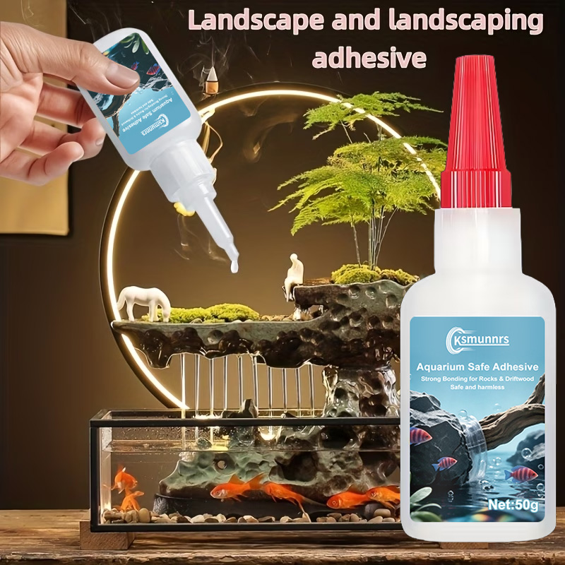 Aquariumlandschapslijm, snel d - Aquarium Planted Wood recensie en prijs