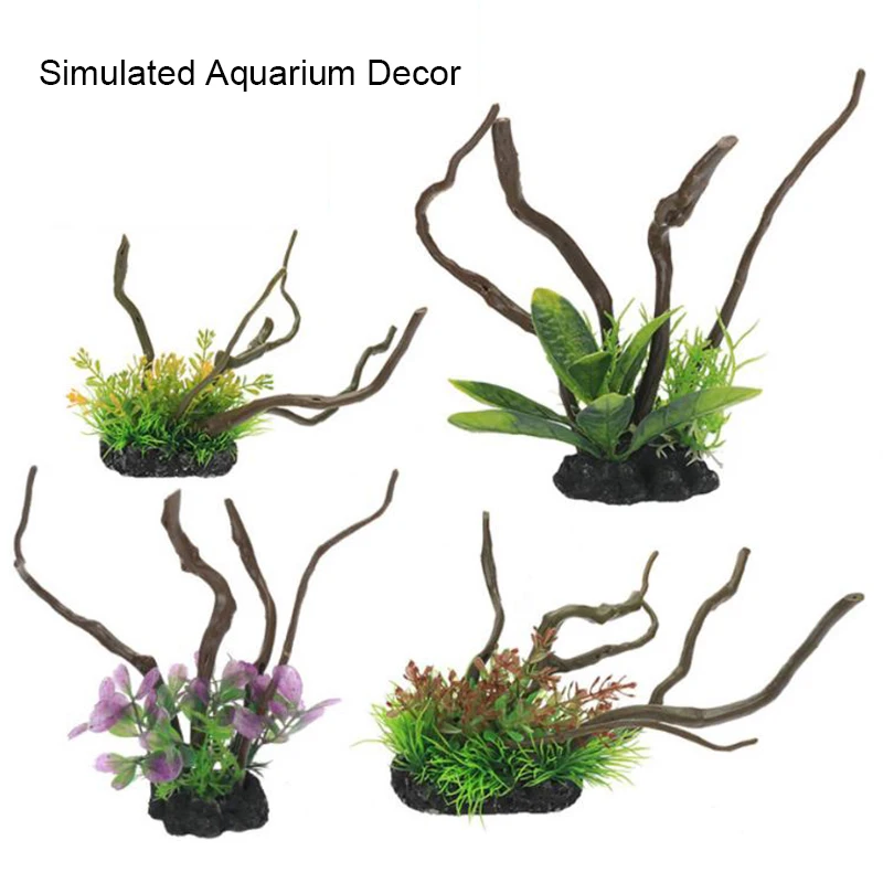 Gesimuleerde Vis Aquarium Deco - Aquarium Planted Wood recensie en prijs