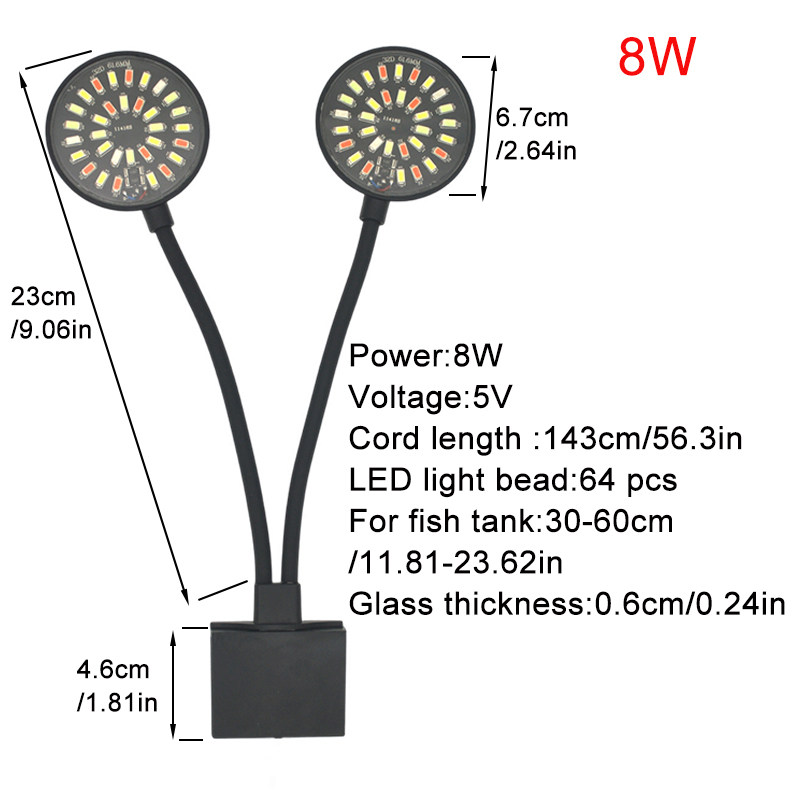 USB Aquarium LED-licht Aquariu - Aquarium Plant Growing recensie en prijs