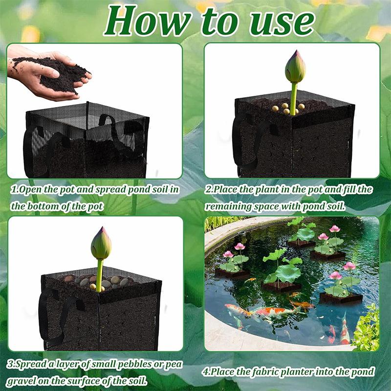 4 stuks zwarte gaas vijverplan - Aquarium Plants recensie en prijs