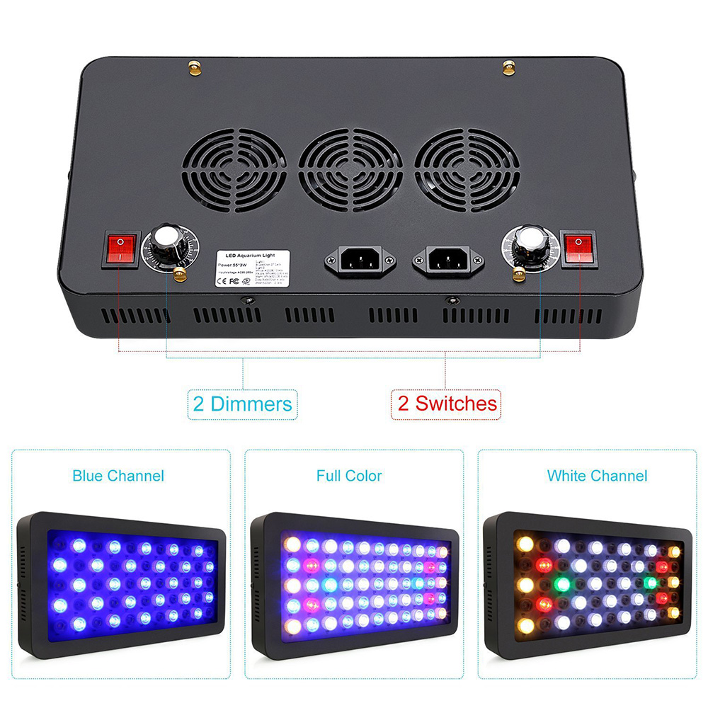 165W LED Aquaria Licht Dimbare - Aquarium Plant Growing recensie en prijs