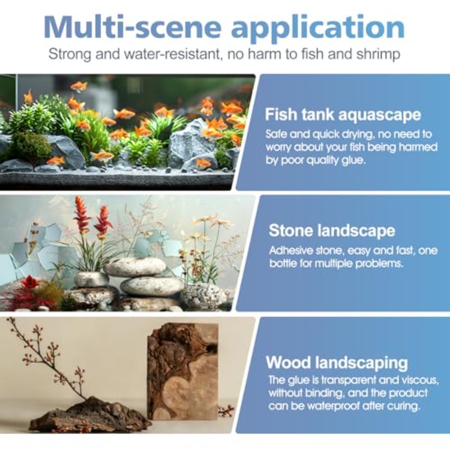 Aquariumlijm, Super Reef Glue, - Aquarium Planted Wood recensie en prijs